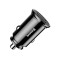 BASEUS 12V 15.5W, 2xUSB-A, Grain Car, черен - CCALL-ML01