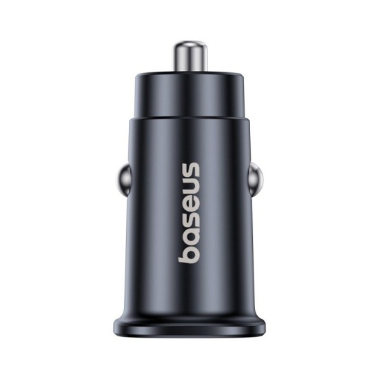 BASEUS 12V 30W, USB-A + USB-C,GoTrip DP1 /черен/ - C00072300123-00