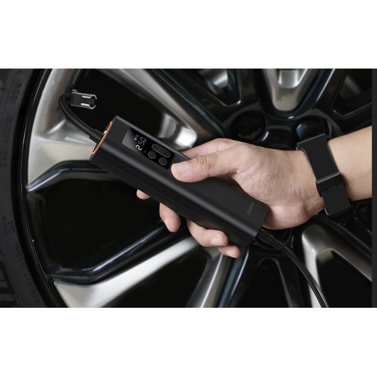 BASEUS Car Компресор, Super Mini Inflator Pump /черен/ - CRCQ000001