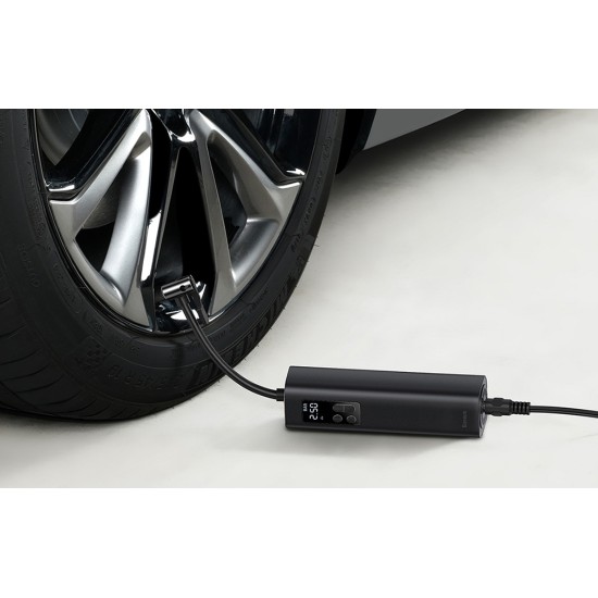 BASEUS Car Компресор, Super Mini Inflator Pump /черен/ - CRCQ000001