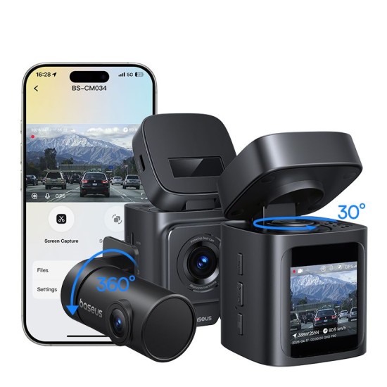 BASEUS Dash Camera PrimeTrip VD1 /черен/ - C0115900
