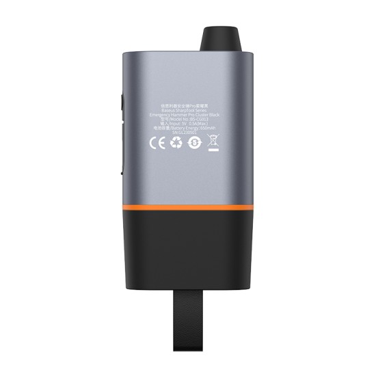 BASEUS Инструмент за разбиване на стъкло и рязане на колан GoTrip DT1 /сив/ - C10934401111-00