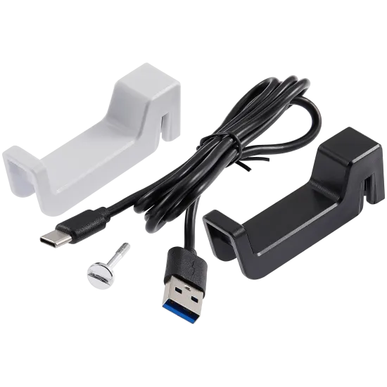 Зарядна стойка за PlayStation 5 / PS5 Pro / PS5 Slim (White)