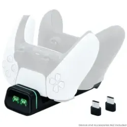 Контролер Зарядна станция Dual Sense Контролер за PlayStation 5 / Xbox Series X / Nintendo Switch (DOBE)