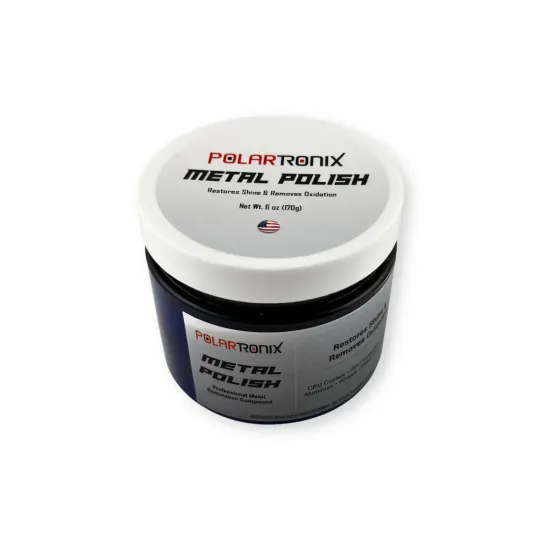 Metal Polish Compound за Aluminum Heatsinks CPU GPU Coolers Wheels & Metal Surfaces (6 oz) (PolarTronix)