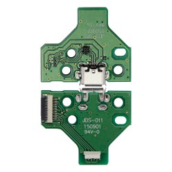 Micro USB Букса за зареждане Board с 12-Pin Лентов кабел за PlayStation 4 Controllers (Version 2: JDS-011) Micro USB Букса за зареждане Board с 12-Pin Лентов кабел за PlayStation 4 Controllers (Version 2: JDS-011)