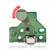 Micro USB Букса за зареждане Board с 12-Pin Лентов кабел за PlayStation 4 Controllers (Version 2: JDS-011)