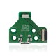 Micro USB Букса за зареждане Board с 12-Pin Лентов кабел за PlayStation 4 Controllers (Version 2: JDS-011)