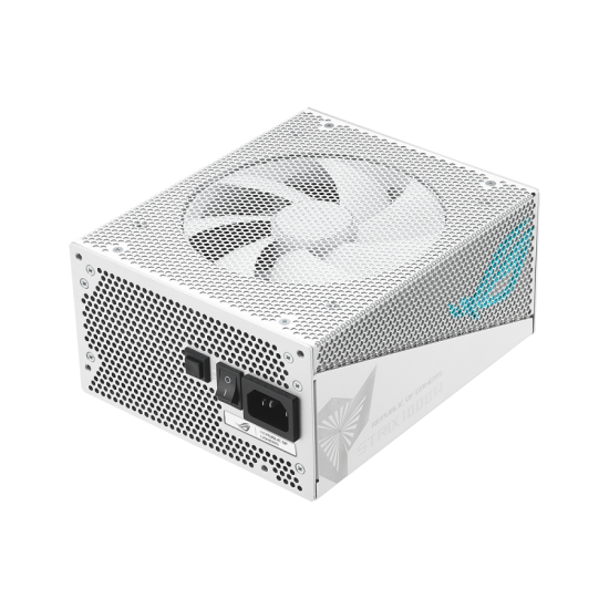 Захранващ блок ASUS ROG Strix 1000W 80+ Gold Aura White Edition, ATX 3.0, PCIe 5.0 Ready