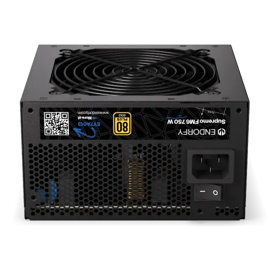 Захранващ блок Endorfy Supremo FM6 750W 80+ Gold, PCIe 5.1 - Fully Modular