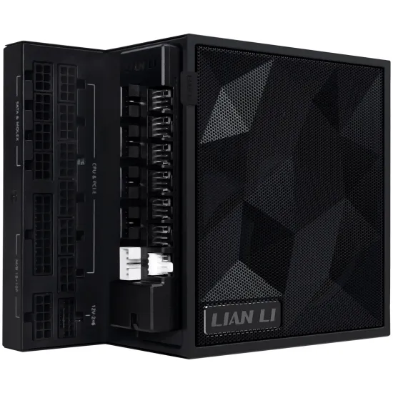 Захранващ блок Lian Li EDGE 1000W 80+ Gold PCIe 5.1, ATX 3.1 - Черно Захранващ блок Lian Li EDGE 1000W 80+ Gold PCIe 5.1, ATX 3.1 - Черно