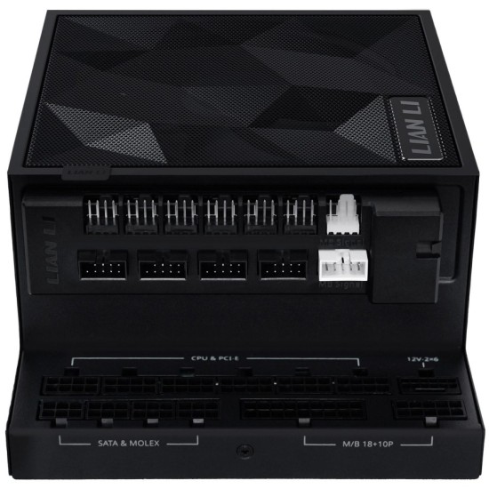 Захранващ блок Lian Li EDGE 1200W 80+ Gold PCIe 5.1, ATX 3.1 - Черно Захранващ блок Lian Li EDGE 1200W 80+ Gold PCIe 5.1, ATX 3.1 - Черно