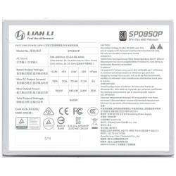 Захранващ блок Lian Li SP850 White 850W 80+ Platinum PCIe 5.1, ATX 3.1