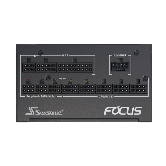 Захранващ блок SEASONIC FOCUS GX-850 850W, 80+ Gold PCIe 5.0, Fully Modular
