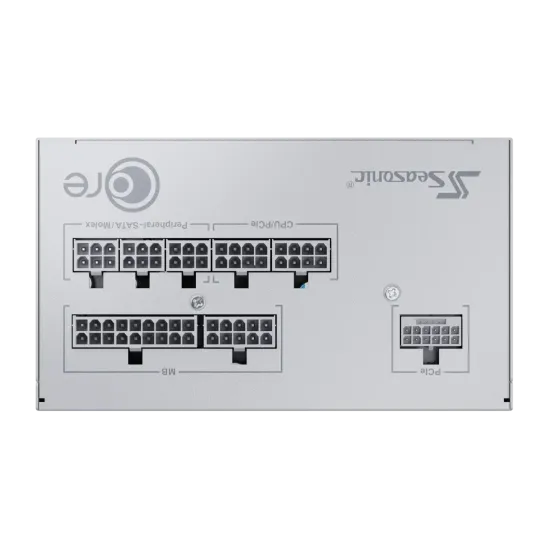 Захранващ блок Seasonic CORE GX White 650W 80+ Gold, Fully Modular, ATX 3.1, PCIe 5.1 Захранващ блок Seasonic CORE GX White 650W 80+ Gold, Fully Modular, ATX 3.1, PCIe 5.1