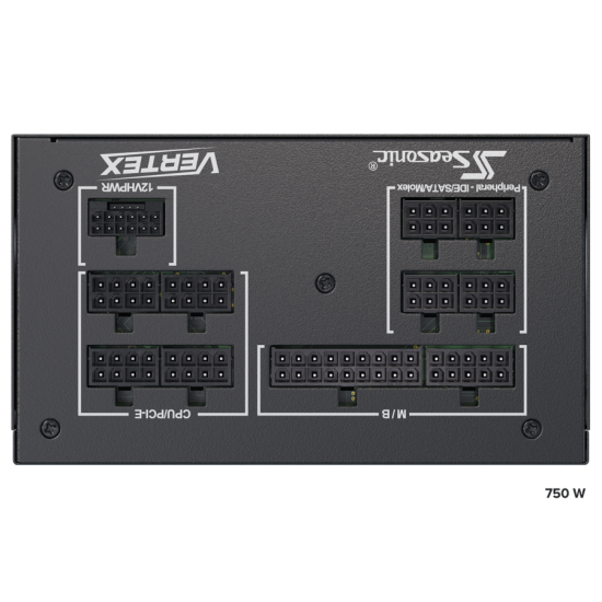 Захранващ блок Seasonic VERTEX PX-750W, 750W, 80+ Platinum, ATX 3.0, Fully Modular