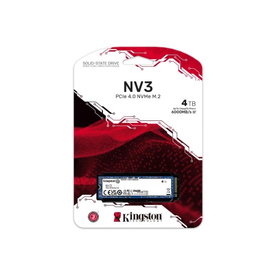 SSD KINGSTON NV3 M.2-2280 PCIe 4.0 NVMe 4000GB