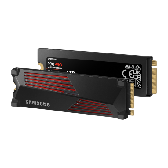 SSD SAMSUNG 990 PRO с Heatsink 4TB, MZ-V9P4T0CW