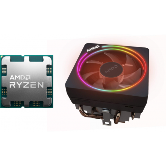 Процесор AMD RYZEN 7 7700 MPK SR1 8-Core 3.8 GHz (5.3 GHz Turbo) 32MB/65W/AM5