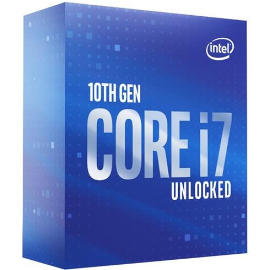 Процесор Intel Comet Lake-S Core I7-10700K, 8 cores, 3.8Ghz, 16MB, 125W, LGA1200, BOX