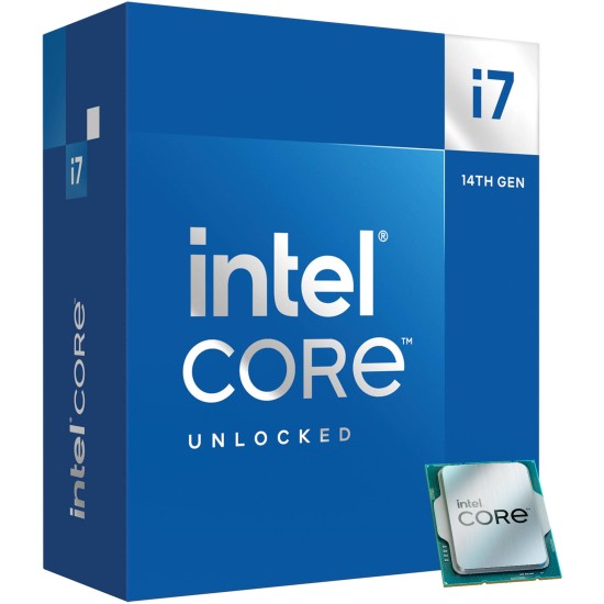 Процесор Intel Raptor Lake i7-14700K, 20 Cores 3.4 GHz, 33MB, 125W, LGA1700, BOX