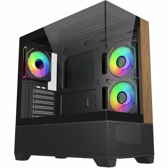 Кутия CoolerMaster Elite 690 Wood - Черна Кутия CoolerMaster Elite 690 Wood - Черна