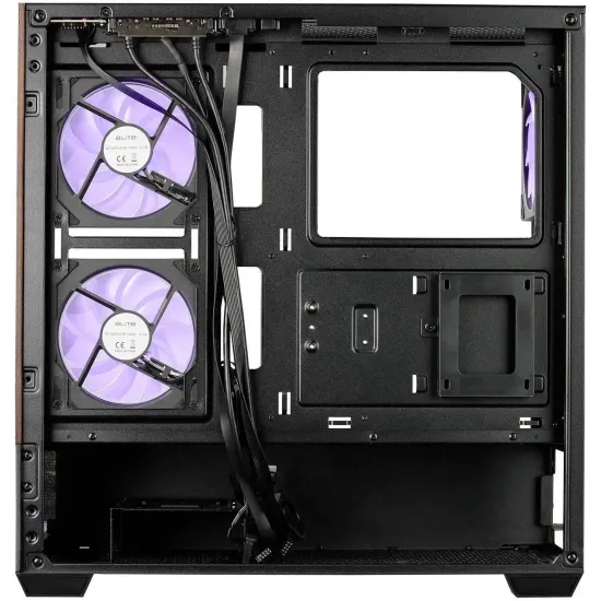 Кутия CoolerMaster Elite 690 Wood - Черна Кутия CoolerMaster Elite 690 Wood - Черна