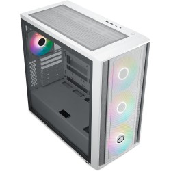 Кутия CoolerMaster MasterBox 600 - White ARGB