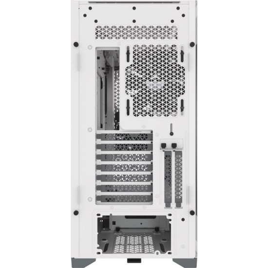 Кутия Corsair 5000D Airflow Mid Tower, Tempered Glass, Бяла