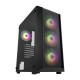 Кутия FSP CMT218 Mid-Tower 4 x Fixed RGB 120mm Вентилатори - Black