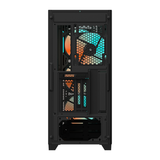 Кутия Gigabyte C301 Black V2, Tempered Glass, Mid-Tower, RGB Fusion