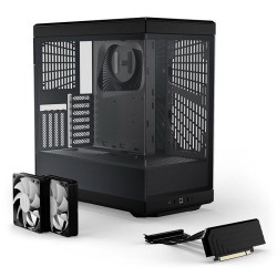 Кутия HYTE Y40 Tempered Glass, Mid-Tower, Черна, Стъклени панели