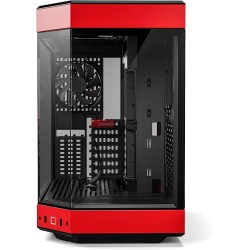 Кутия HYTE Y60 Tempered Glass, Mid-Tower, Черно и Червено