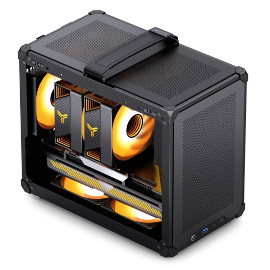 Кутия Jonsbo C6 MAX Micro-ATX - Black