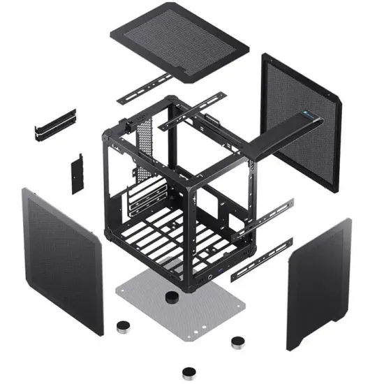 Кутия Jonsbo C6 Mesh, mATX, Black Кутия Jonsbo C6 Mesh, mATX, Black