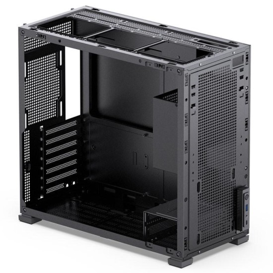 Кутия Jonsbo D41 Screen TG, mATX, Черна