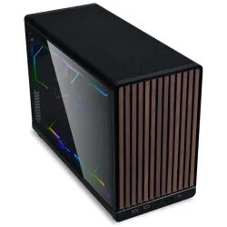 Кутия Lian Li DAN A3-mATX Wood Edition Black, Tempered Glass, Micro Tower Кутия Lian Li DAN A3-mATX Wood Edition Black, Tempered Glass, Micro Tower