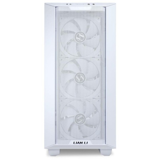 Кутия Lian-Li LANCOOL III Mid-Tower, Tempered Glass, Бяла