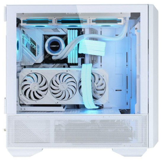 Кутия Lian-Li LANCOOL III RGB Mid-Tower, Tempered Glass, Бяла