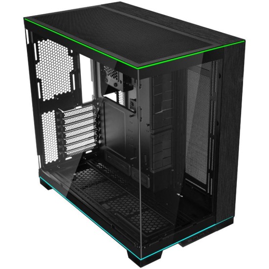 Кутия Lian Li PC-O11 Dynamic EVO RGB Mid-Tower, TG, Черна