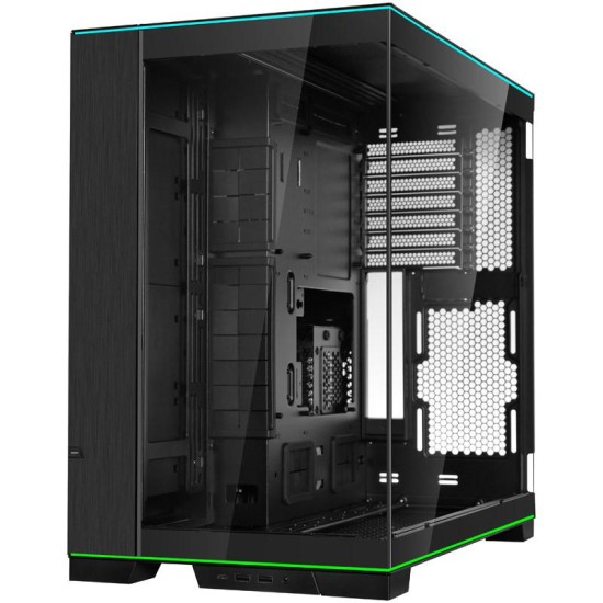 Кутия Lian Li PC-O11 Dynamic EVO RGB Mid-Tower, TG, Черна