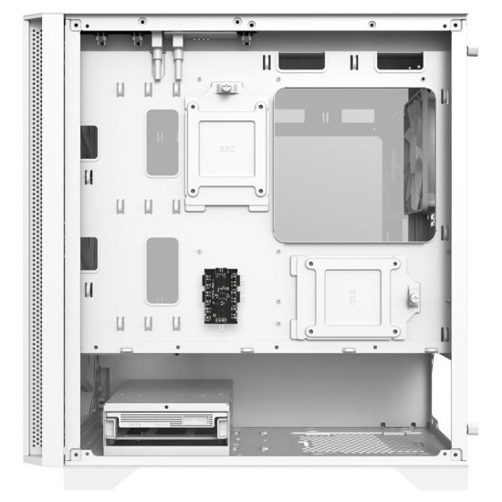 Кутия MONTECH AIR 100 ARGB, TG, Micro-ATX, Бяла