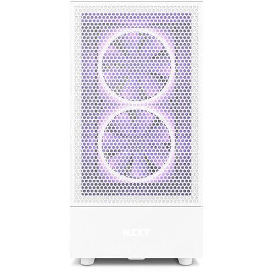 Кутия NZXT H5 Flow Matte White, Mid-Tower