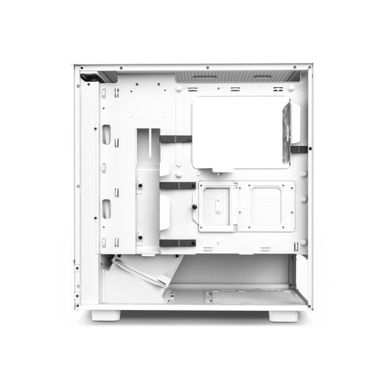 Кутия NZXT H5 Flow Matte White, Mid-Tower