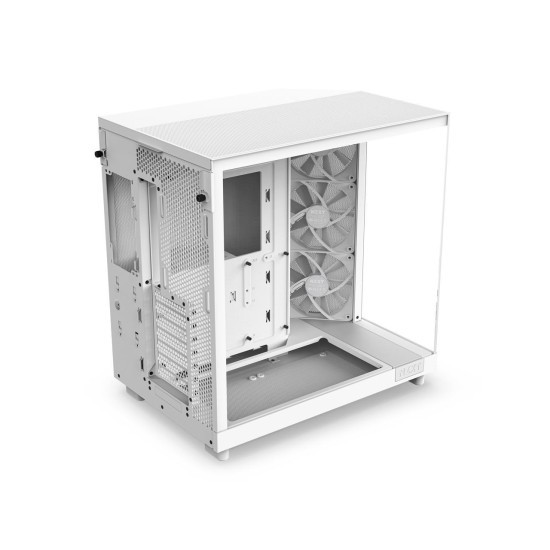 Кутия NZXT H6 Flow Matte White - Middle Tower