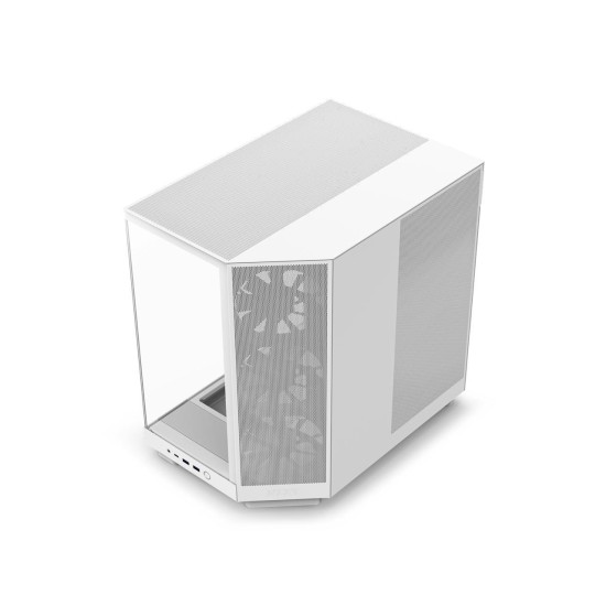 Кутия NZXT H6 Flow Matte White - Middle Tower