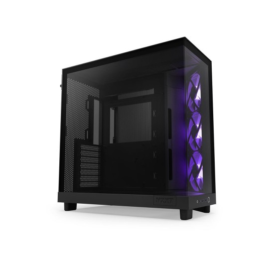 Кутия NZXT H6 Flow RGB Matte Black - Middle Tower