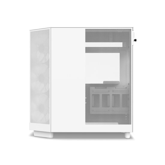 Кутия NZXT H6 Flow RGB Matte White - Middle Tower