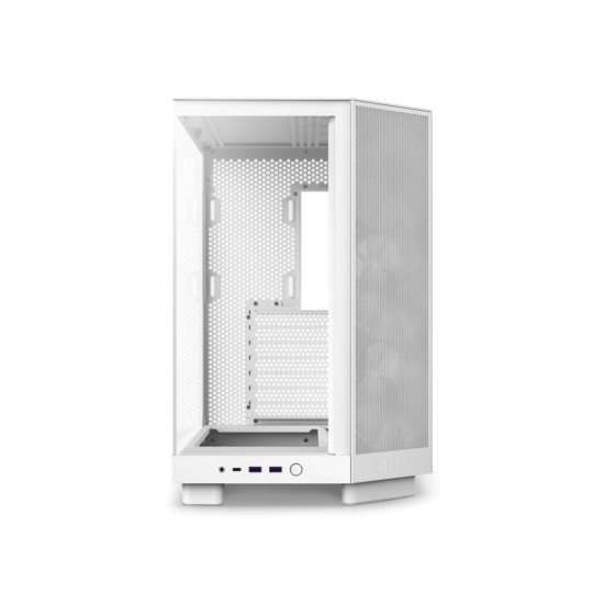 Кутия NZXT H6 Flow RGB Matte White - Middle Tower