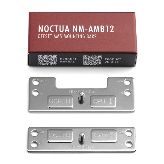 Комплект за монитиране на охладител Noctua NM-AMB12 за сокет AM4/AM5 за охладители NH-D15(S), NH-D14, NH-D9L, NH-C14S, NH-L9x65